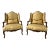 Pair of French Provincial Carved Walnut Bergeres, Late 19th Century For Sale