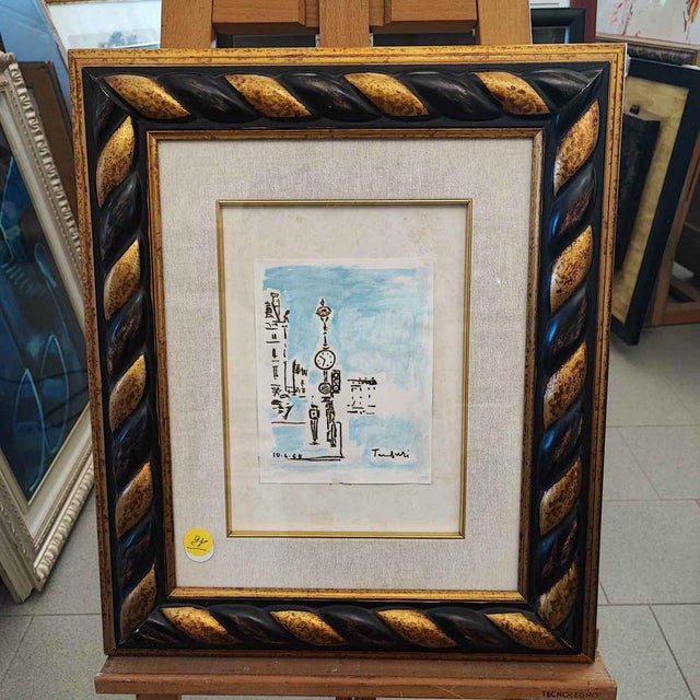 Orfeo Tamburi, 1968, Mixed Media For Sale - Image 9 of 9