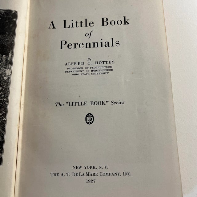 Shabby Chic 1927 Little Book of Perennials For Sale - Image 3 of 13
