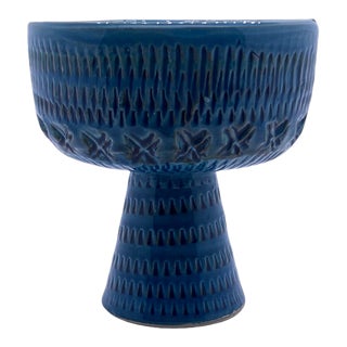 Vintage Bitossi Rimini Pedestal Bowl For Sale