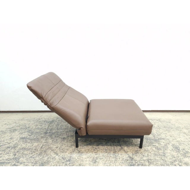 Plura Leather Armchair in Brown from Rolf Benz For Sale - Image 5 of 13