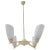 White Mid-Century White Chandelier, 1970s For Sale - Image 8 of 8