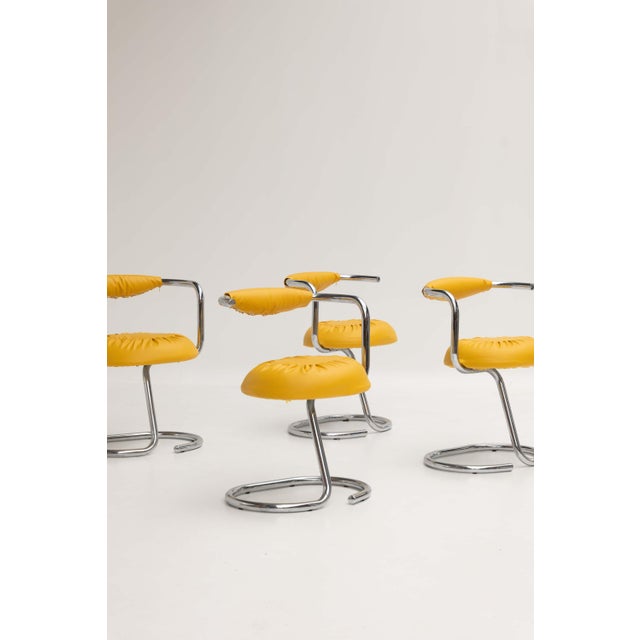 Cobra Chairs by Giotto Stoppino, 1970s, Set of 4 For Sale - Image 10 of 11