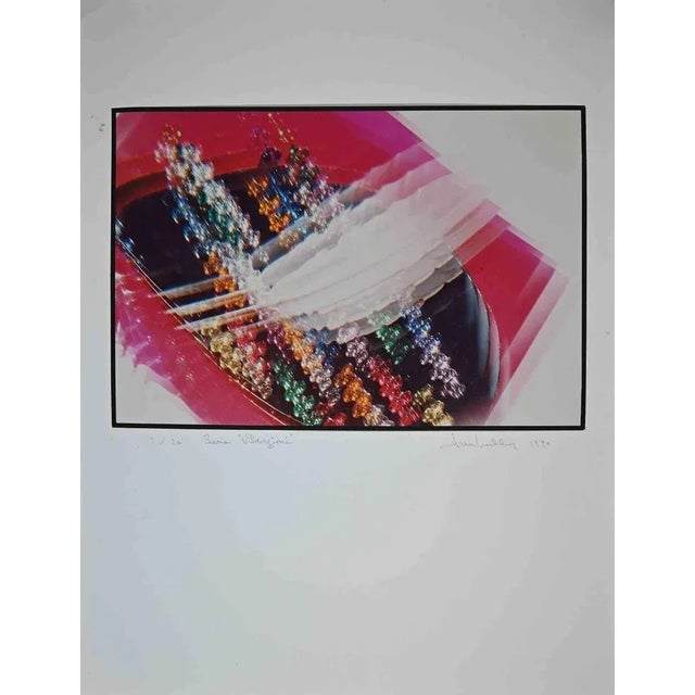 Exhibition print from “ Vibrazioni” by Miller Null is a vintage photographic print on Color paper applied on cardboard....