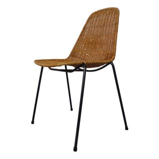 Vintage Basket Chair by Gian Franco Legler, Italy, 1950s For Sale