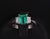 Metal Late 20th Century 0.96ct Gia Colombian Untreated No Oil Emerald & Diamond Platinum Ring Size 5.75 For Sale - Image 7 of 18