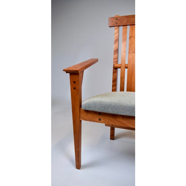 Mission Arts and Crafts Douglas Green for Green Furniture Design Armchairs For Sale - Image 3 of 15