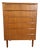Danish Teak Six-Drawer Chest of Drawers Mid-Century Scandinavian Design, 1960s For Sale