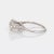 Vintage Art Deco GIA 1.55ct Diamond Ring Engagement Platinum Jewellery size 6.25 For Sale - Image 4 of 7