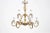 Gold Brass Chandelier, Poland, 1950s For Sale - Image 8 of 8