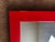 Modern 1970s Simmons Red Modern Vanity Mirror For Sale - Image 3 of 7