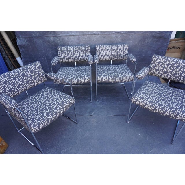 Mid 20th Century Set of Four Mid 20th Century Thayer Coggin Chairs, Designed by Milo Baughman For Sale - Image 5 of 10