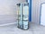 Mastercraft 1970s Vintage Brass & Gunmetal Curved Display Cabinet Styled After Mastercraft For Sale - Image 4 of 13