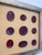 Ruby Red Italian Wax Intaglios in 1880s Pine Frame For Sale - Image 8 of 10