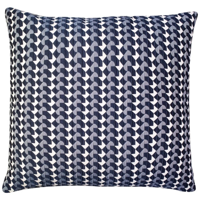 Small Belo Pattern Curvature Cushion Collection by Casa Botelho For Sale - Image 9 of 9
