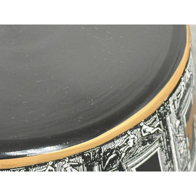 1990s Fornasetti Casa Con Colonne Stool For Sale - Image 5 of 12