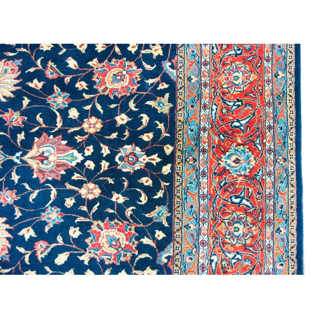 Vintage Persian Sarouk Rug For Sale - Image 11 of 16