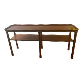 1930s Vintage Sofa Console Table For Sale