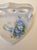 Art Nouveau 1912 Hand Painted Rs Prussia Germany Forget Me Nots Toothbrush Holder For Sale - Image 3 of 7