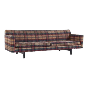 Edward Wormley for Dunbar Mid Century Bracket Back Sofa