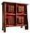 Mid-Century Scandinavian Style Brutalist Backlit Bar Cabinet in Wood, 1970s For Sale