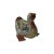 Asian Vintage Oriental Handmade Mix Color Ceramic Water Duck Display Figure For Sale - Image 3 of 9