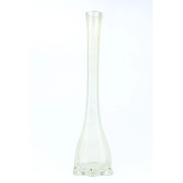 Glass Art Nouveau Vase, Former Austro-Hungarian Empire, 1900s For Sale - Image 7 of 8