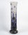 DAUM NANCY Large scroll vase with a flared neck and circular base in double-glazed glass with acid-etched and enameled...