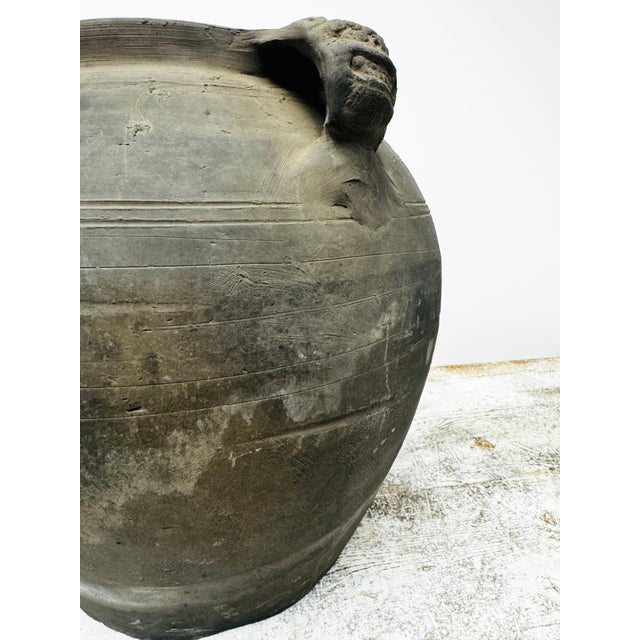 Late 19th Century Asian Water Pot For Sale - Image 4 of 4