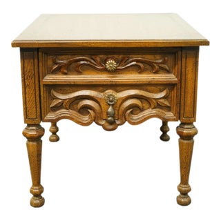 American of Martinsville Italian Mediterranean Tuscan Style 22" Accent End Table 2703-621 For Sale