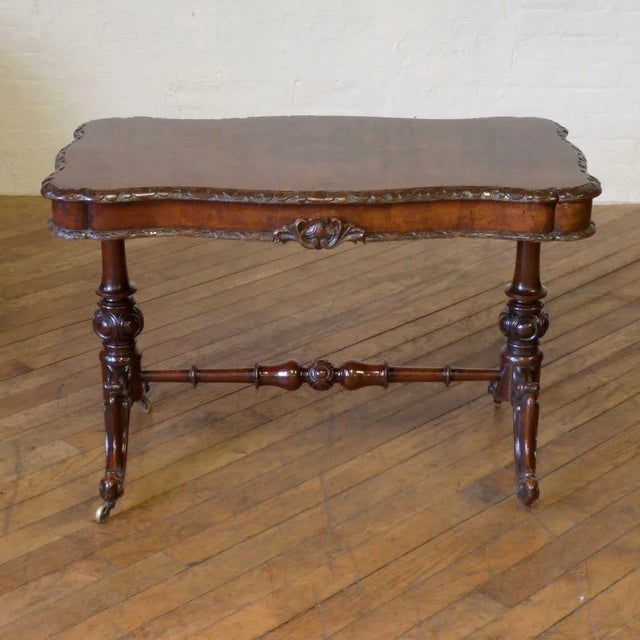 Victorian Walnut Table, 1860s For Sale - Image 9 of 10