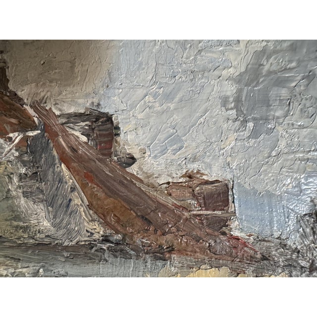 Alfred Usselmann, Chemin en Alsace, 1968, Oil on Canvas, Framed For Sale - Image 10 of 11