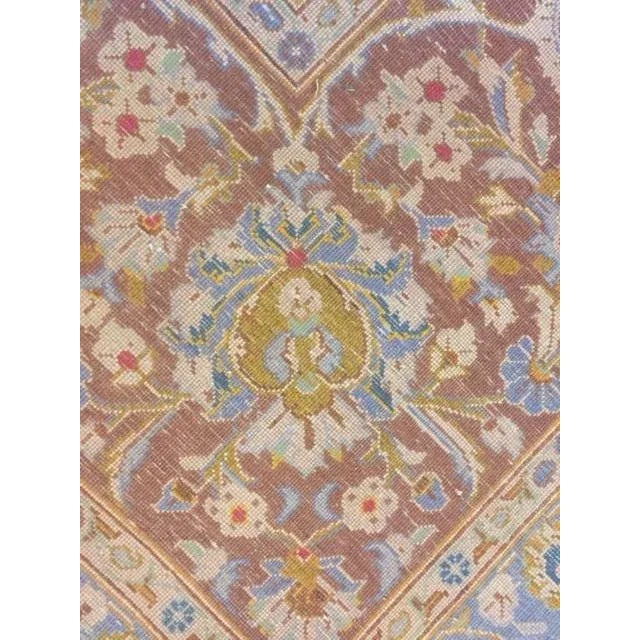 Brown 1970's Persian Kashan Palace Rug, 13'4" X 18'10" For Sale - Image 8 of 10