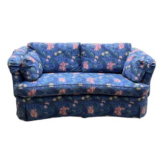 Vintage Sherrill Floral Sofa For Sale
