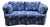 Vintage Sherrill Floral Sofa For Sale