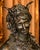 19th C French Oriental Zamak Bust Clock - 1 Pc For Sale - Image 4 of 12