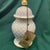 This exquisite vintage Le Porcellane Italian Porcelain hand painted gold fish scale price jar is a rare, stunning ,...