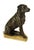 Dan Ostermiller, Bronze Dog, Lab, Labrador Sitting Statue, Wooden Bace Artist Signed: 1995, 2/20 For Sale - Image 18 of 18