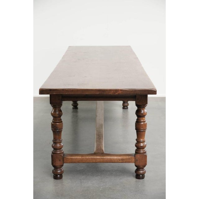 Large Antique English Oak Farmhouse Dining Table, Early 19th Century For Sale - Image 5 of 12