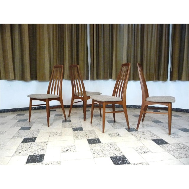 Niels Koefoed Eva Teak Dining Chairs by Niels Koefoed for Koefoed Møbelfabrik, 1960s, Set of 4 For Sale - Image 4 of 16