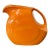 Fiesta Large Disk Pitcher Tangerine Retired Color – Homer Laughlin Usa Vitrified China 67 1/4 Oz Mid-Century Style Serveware For Sale
