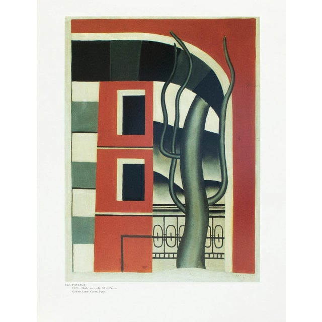 1990 After Fernand Leger "Landscape", Full-Color Parisian Print For Sale - Image 9 of 9