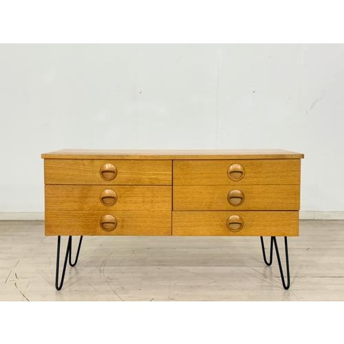 Brown Mid-Century Series 427 Chest of Drawers from Hellerau For Sale - Image 8 of 13