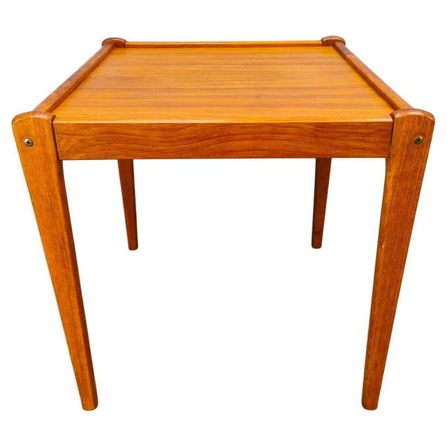 Mid-Century Danish Teak Side Table, 1960s For Sale - Image 11 of 11