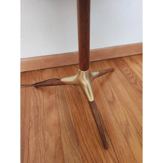 Wood 1960s Tony Paul Mid-Century Modern Floor Lamp For Sale - Image 7 of 12