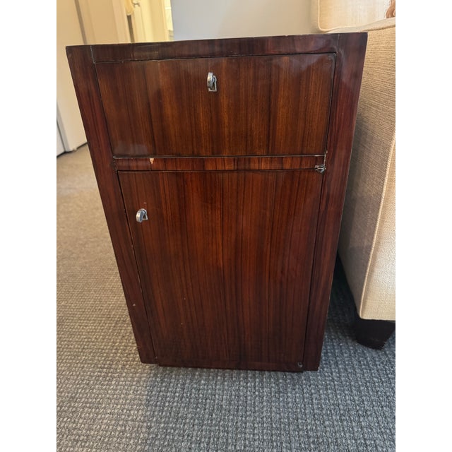 Art Deco Ralph Lauren Modern Metropolis Sofa End Table For Sale - Image 3 of 11