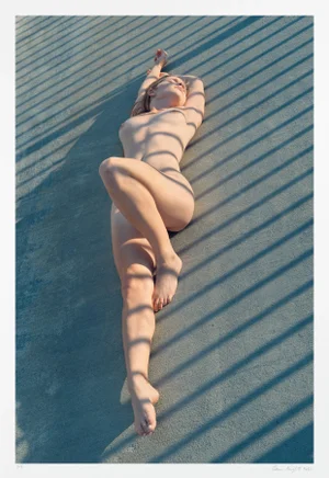 Contemporary Limited Edition "Nomad Sunset" Figurative Nude Woman Photograph | Aaron Knight Photographer