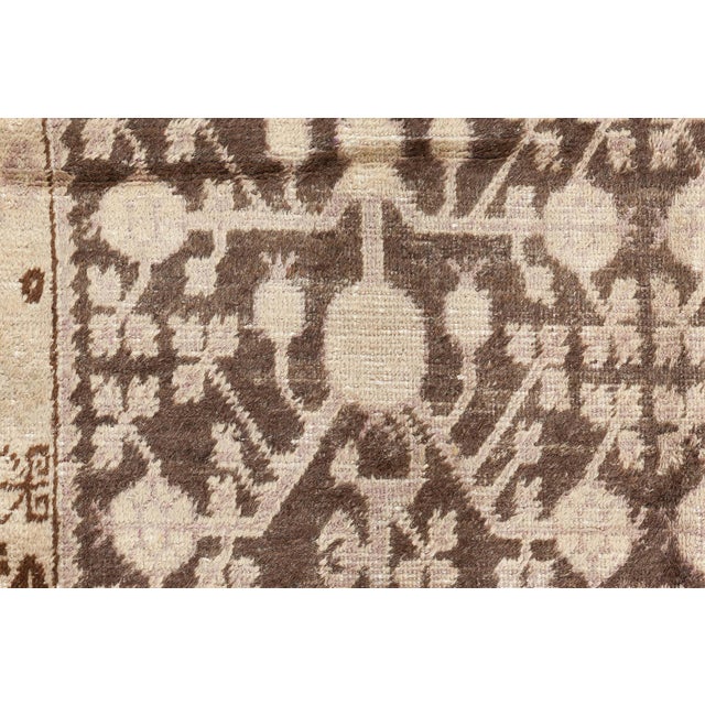 Midcentury Samarkand Handwoven Wool Rug Doris Leslie Blau For Sale - Image 4 of 10