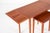 Brown Vintage Scandinavian Extendable Nesting Tables, Denmark, 1960s, Set of 2 For Sale - Image 8 of 11