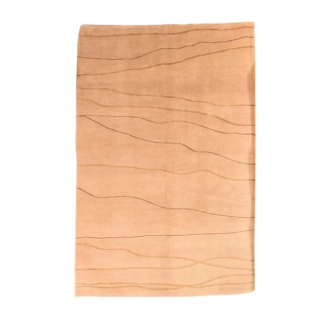 1980s Tibetan Rug- 6′ × 9′ For Sale - Image 4 of 4